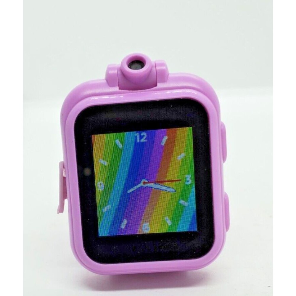 iTECH Jr Kids Smartwatch Pink Unicorn Rainbow Camera Games Digital Touchscreen